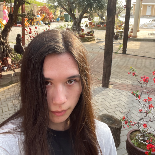 Selfie by Rose Enos at a temple